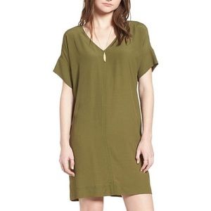 Madewell Green Shift Dress